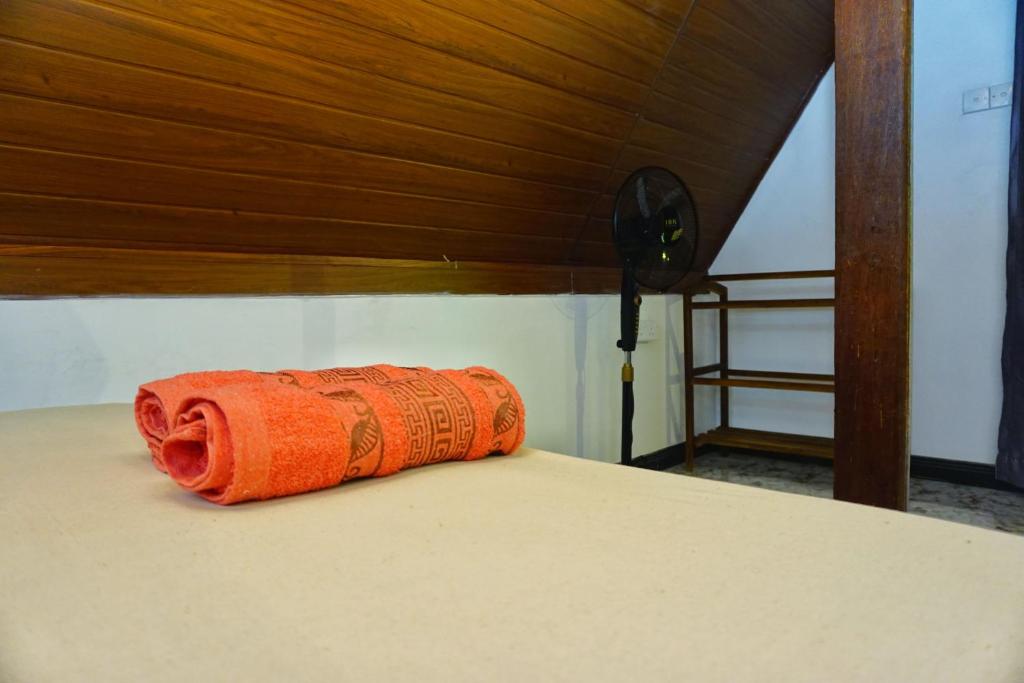 Postel nebo postele na pokoji v ubytování Sigiri Sky Home & TreeHouse