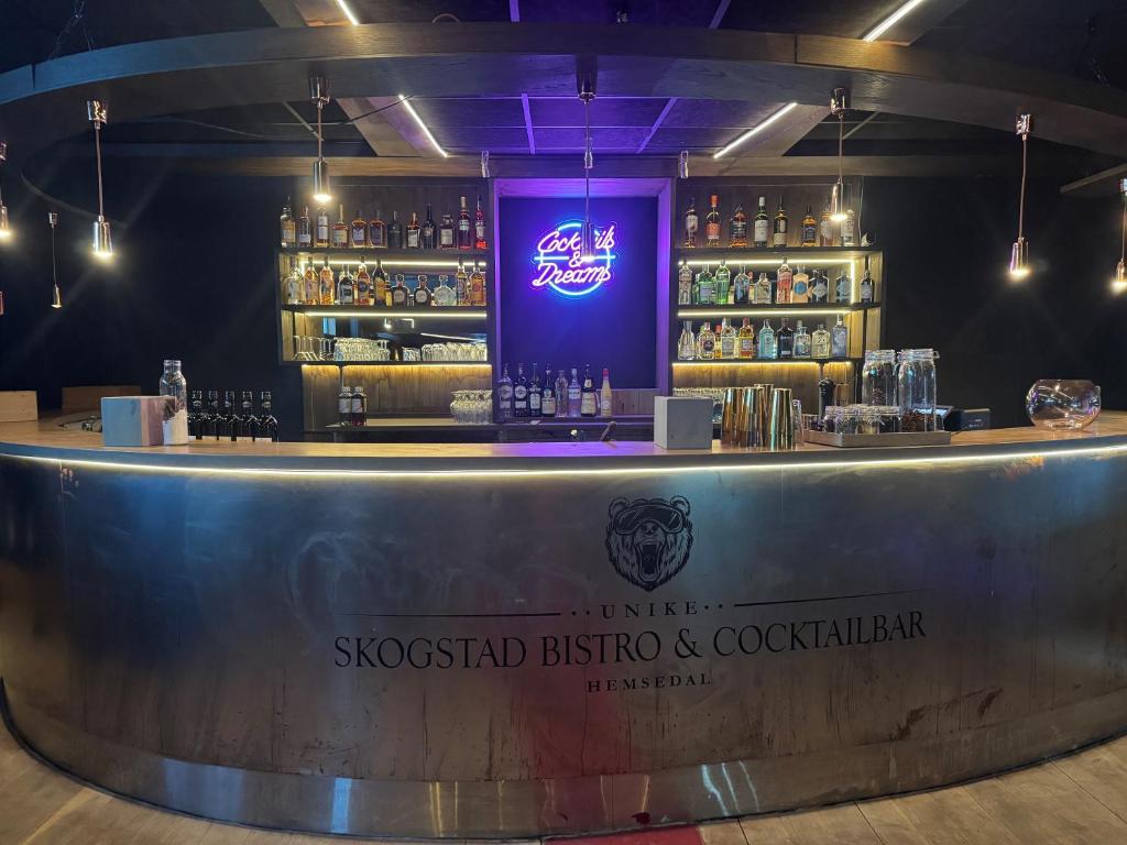 Nápoje v ubytování Skogstad Hotel - Unike Hoteller