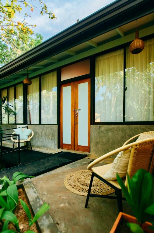 Zahrada ubytování Boho Jungle Studios