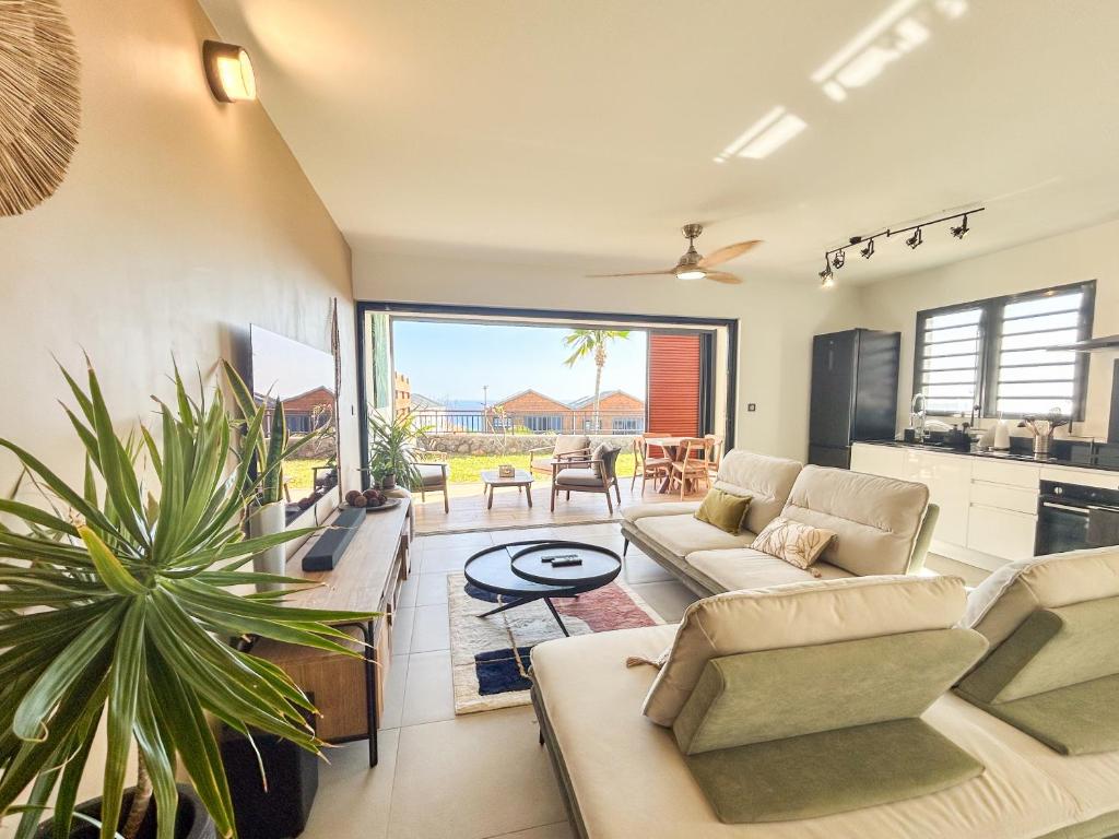 Posezení v ubytování Logement T2 Grand Anse, Réunion
