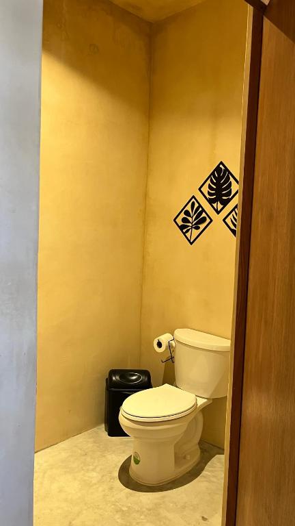 Koupelna v ubytování Casa Narau