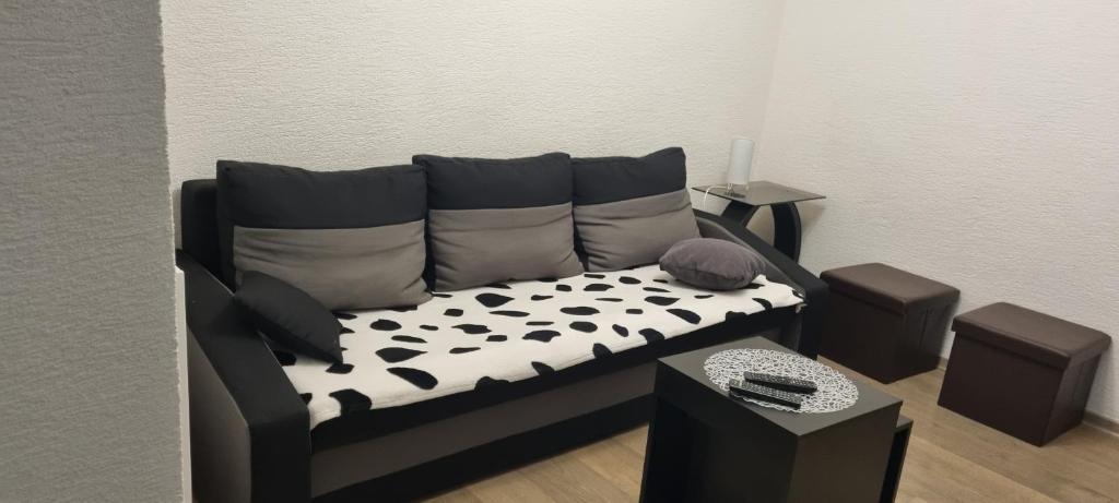 Postel nebo postele na pokoji v ubytování Apartman Ambrak č.3