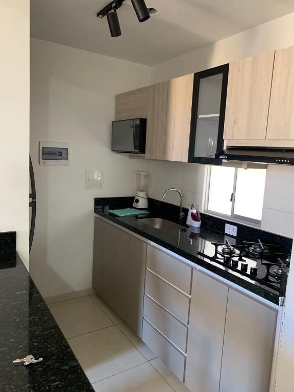 Kuchyň nebo kuchyňský kout v ubytování Hermoso Apartamento en Valledupar