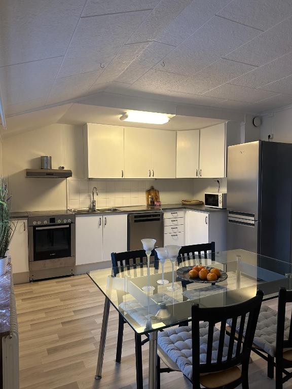 Kuchyň nebo kuchyňský kout v ubytování Everglow Living