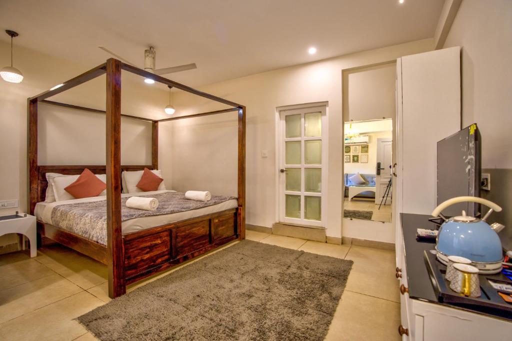 Postel nebo postele na pokoji v ubytování Hotel Pajaros Blu