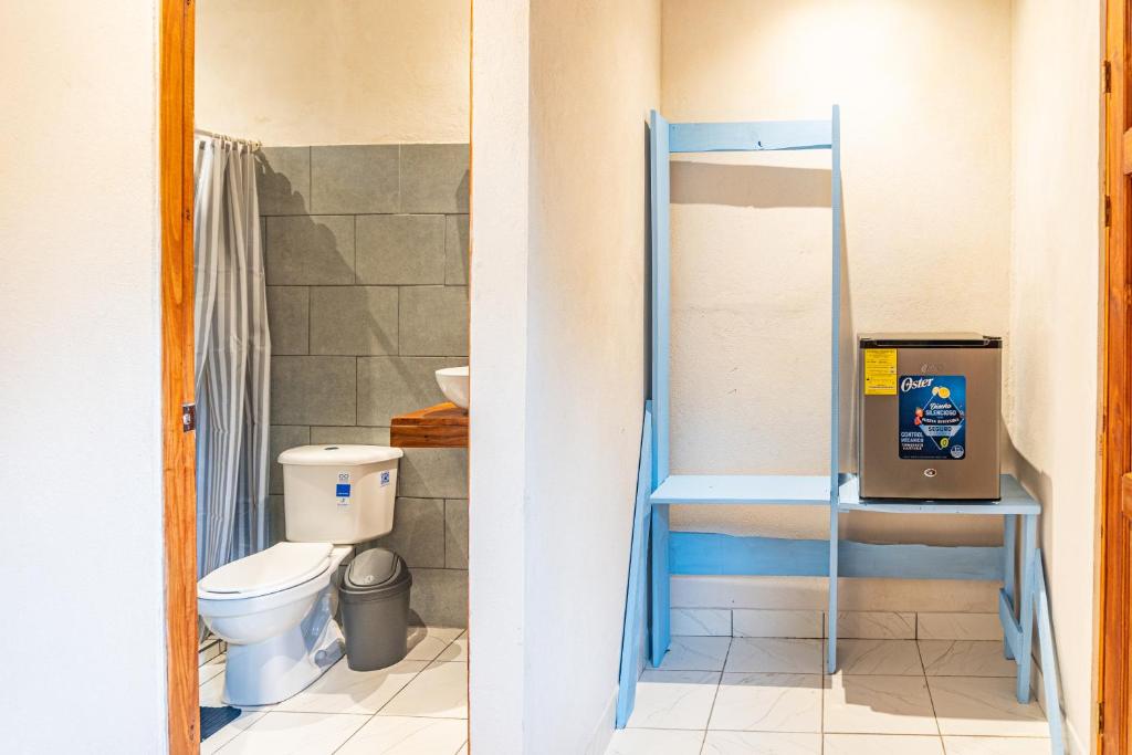 Koupelna v ubytování Casa Terra Hostel