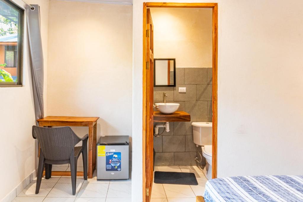 Koupelna v ubytování Casa Terra Hostel