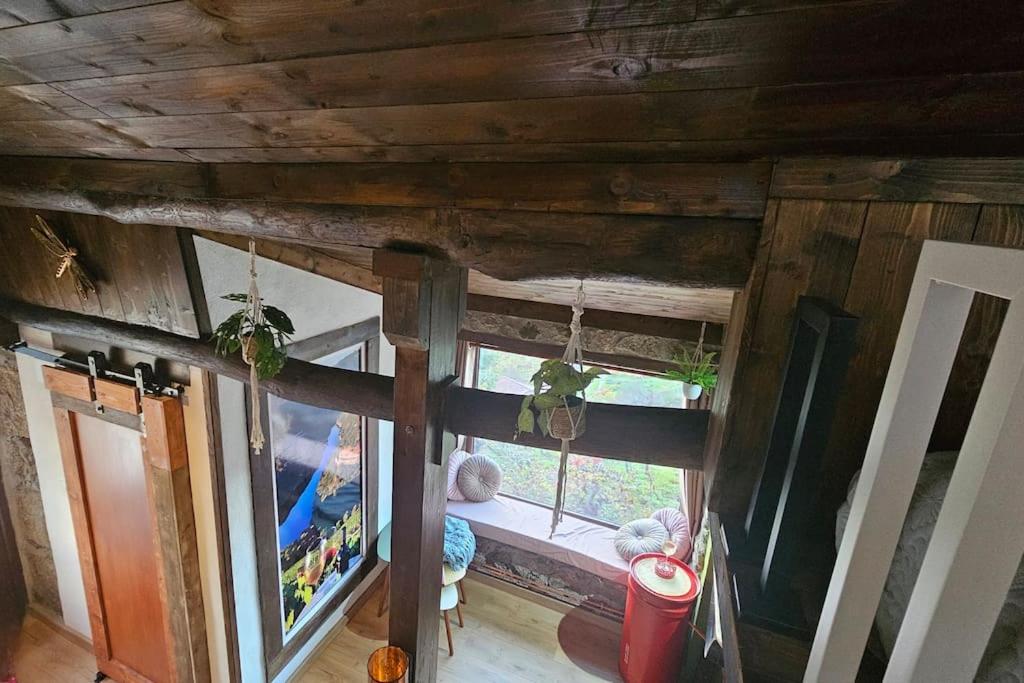 TV a/nebo společenská místnost v ubytování cabaña do rei