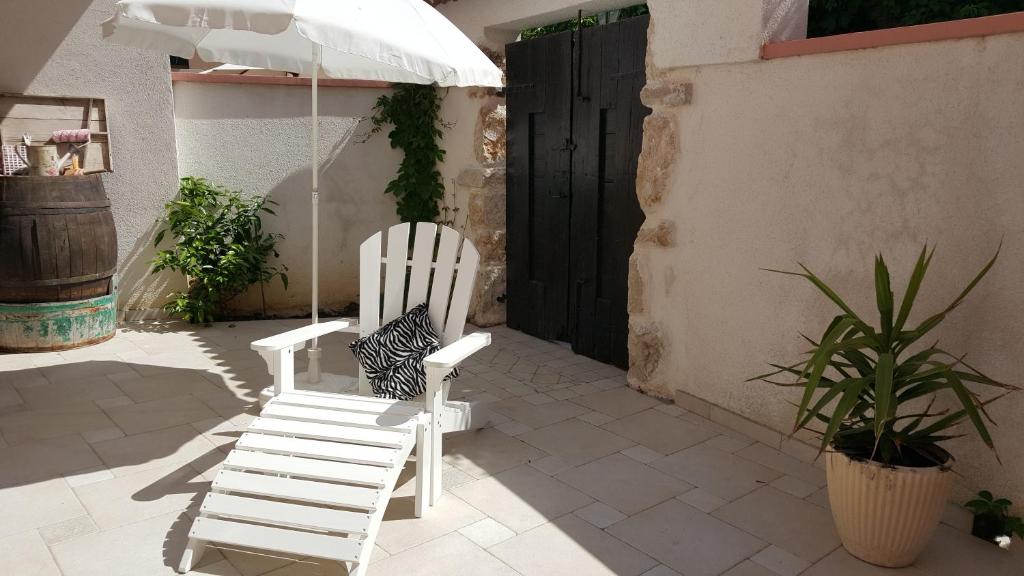 Patio alebo iná vonkajšia časť ubytovania Apartment Elda