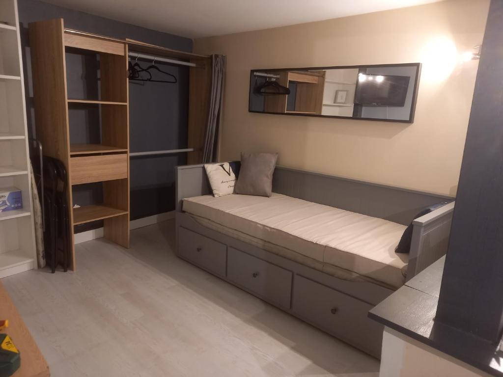 Postel nebo postele na pokoji v ubytování Le Cocon