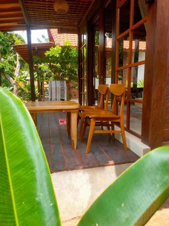 Balkón nebo terasa v ubytování Vanaya Lodge