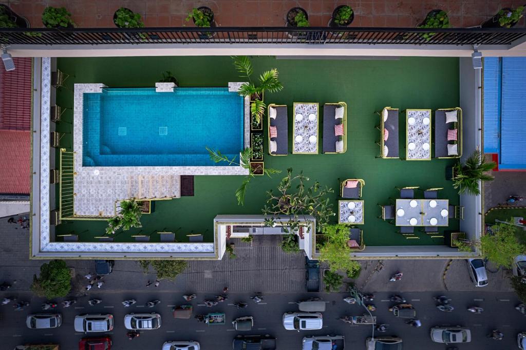 Bazén v ubytování Vrest Hotel nebo v jeho okolí