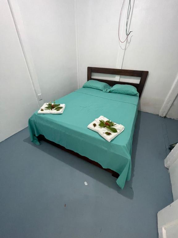 Postel nebo postele na pokoji v ubytování Casa Tabacon cr