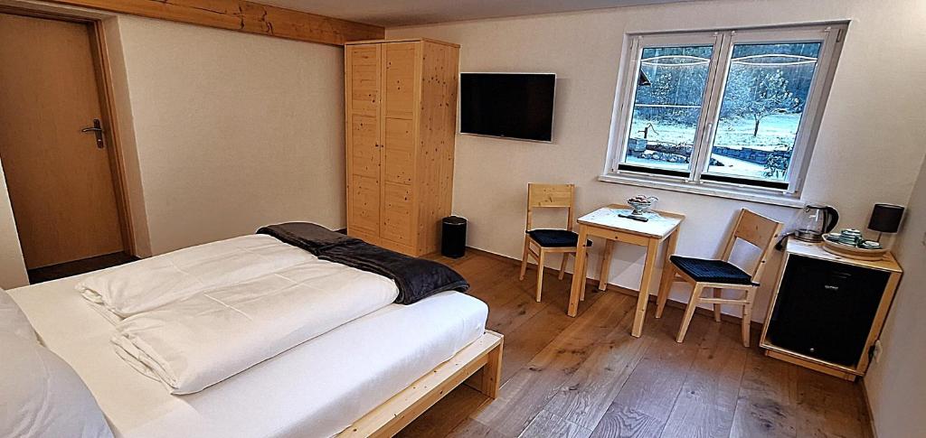 Postel nebo postele na pokoji v ubytování Im Echerntal