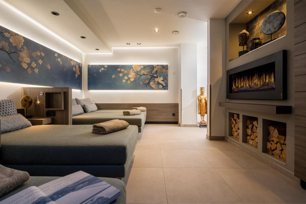 Posezení v ubytování Romantik Hotel Ahrenberg
