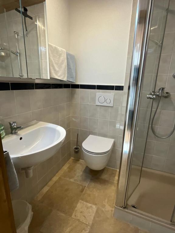 Kúpeľňa v ubytovaní Appartement Fischer