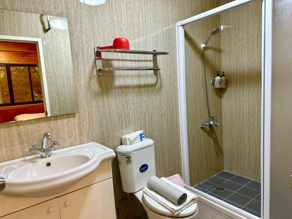 Koupelna v ubytování He Ya Leisure Land B&B