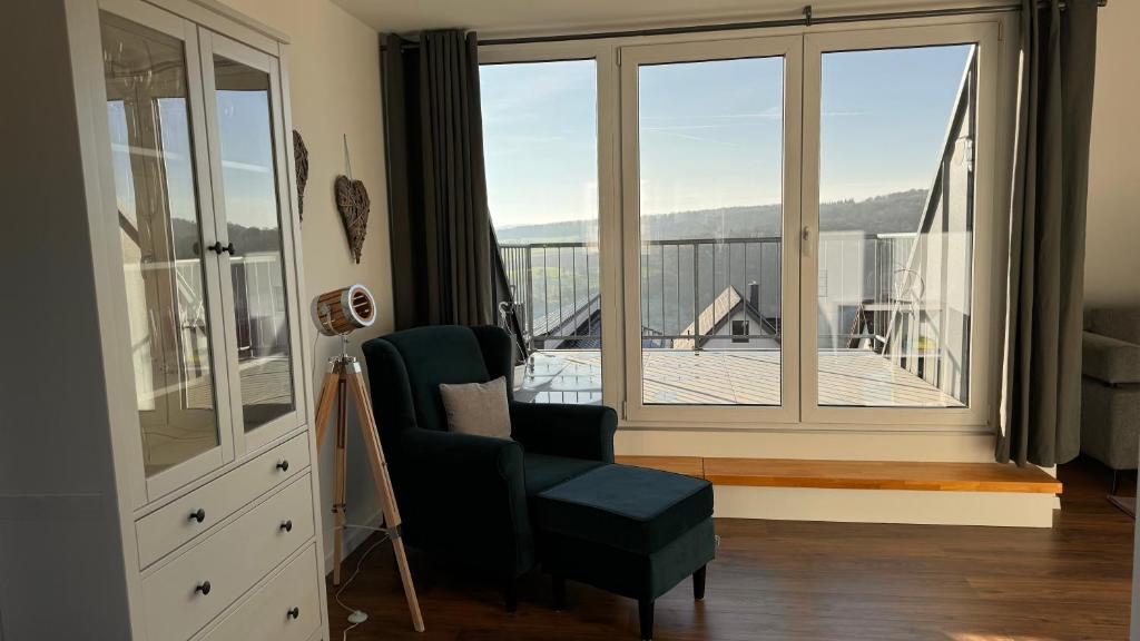 Nespecifikovaný výhled na hory nebo výhled na hory při pohledu z apartmánu
