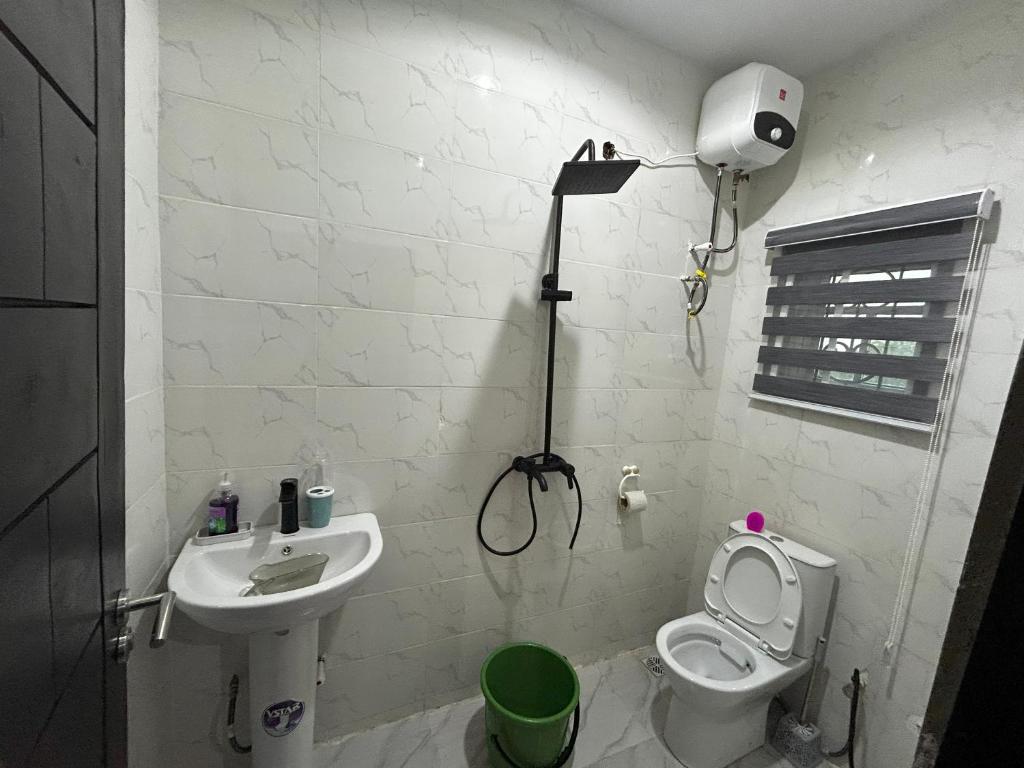 Koupelna v ubytování Abiodun Prime Apartment