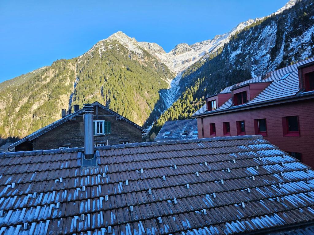Nespecifikovaný výhled na hory nebo výhled na hory při pohledu z apartmánu