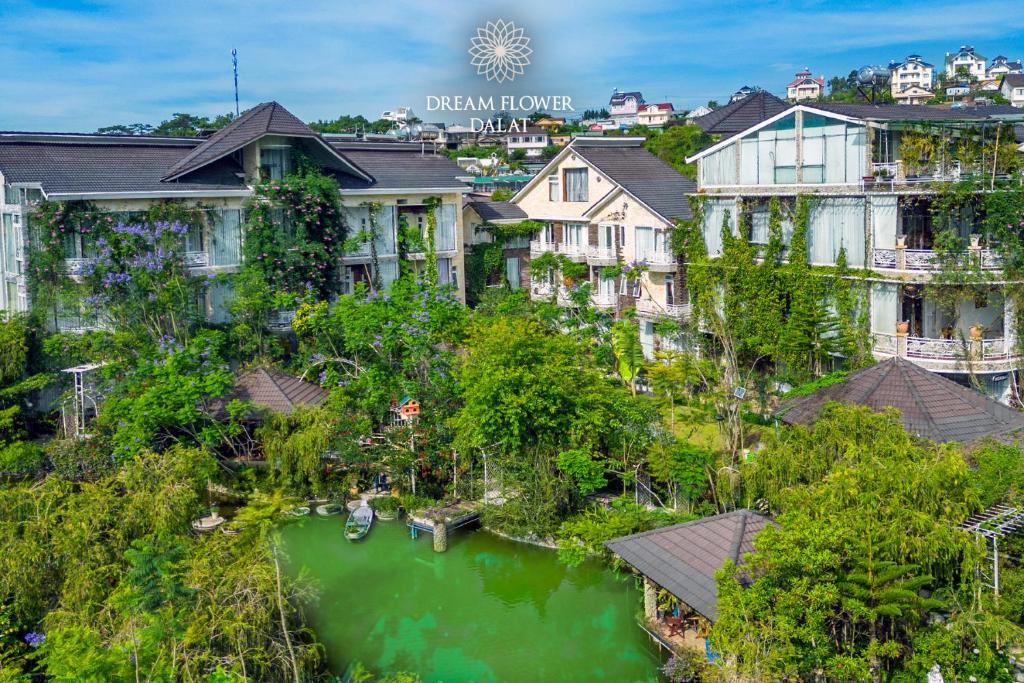 Zahrada ubytování Dream Flower Dalat Hotel