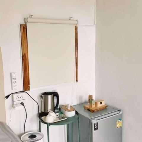 Kuchyň nebo kuchyňský kout v ubytování Monko Mini room