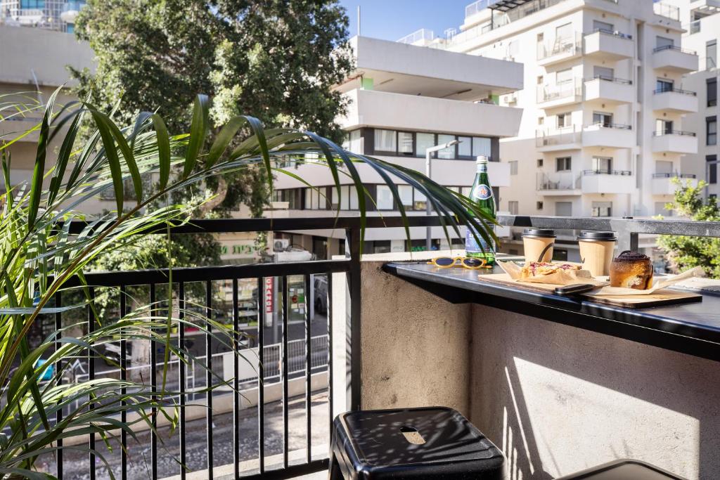 Balkón nebo terasa v ubytování Silicate - by Loginn Tel-Avivian hotels