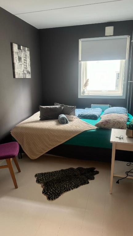 Postel nebo postele na pokoji v ubytování Oslo VIBE