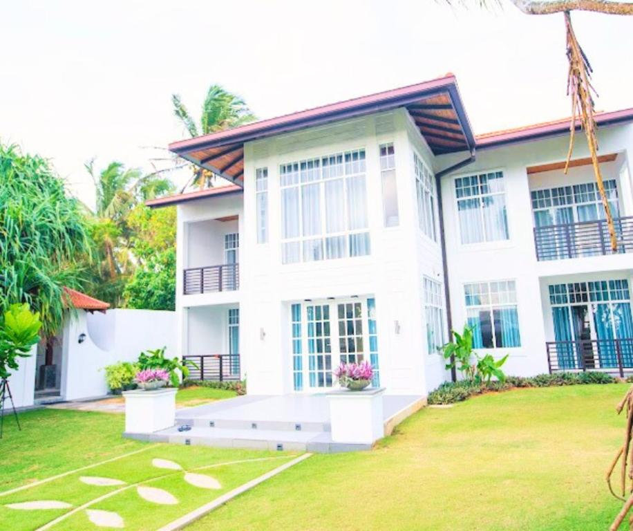Zahrada ubytování Villa Oceana Hikkaduwa