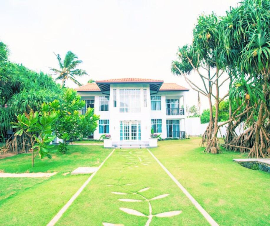 Zahrada ubytování Villa Oceana Hikkaduwa