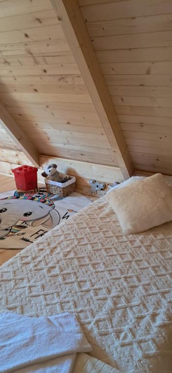 Postel nebo postele na pokoji v ubytování Woodhouse Maja