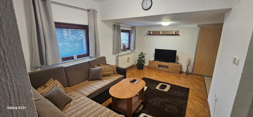 Μια τηλεόραση ή/και κέντρο ψυχαγωγίας στο Apartman Alma