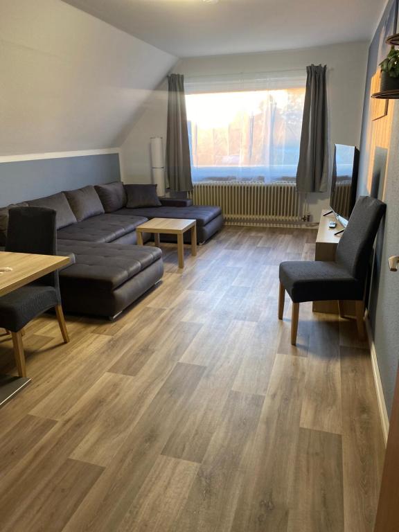 Posezení v ubytování Ferienwohnung Elbglück