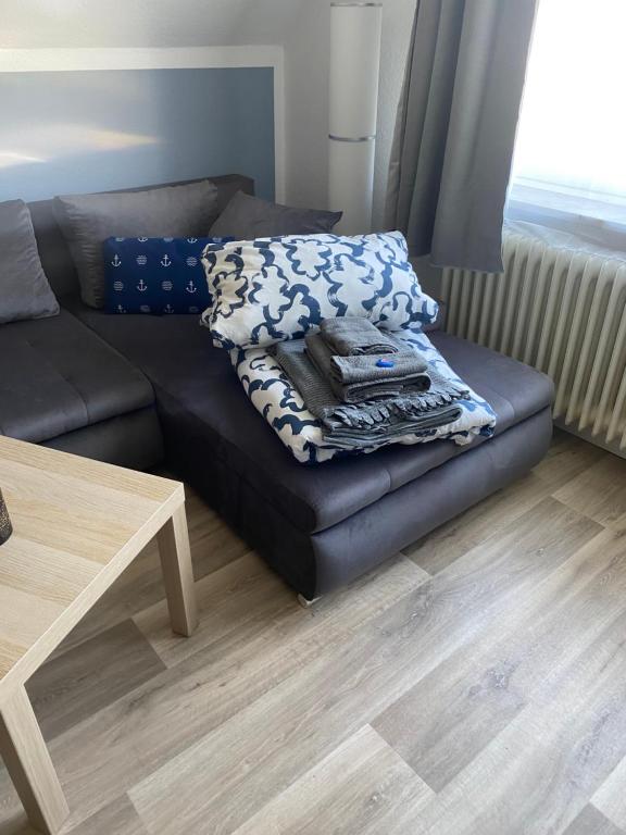 Posezení v ubytování Ferienwohnung Elbglück