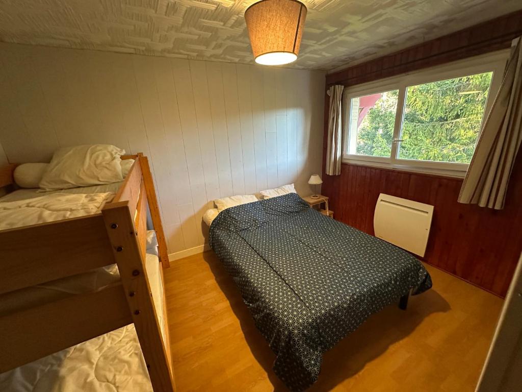 Postel nebo postele na pokoji v ubytování font romeu