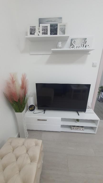 TV a/nebo společenská místnost v ubytování Smile 1