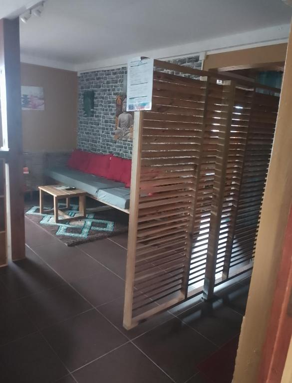 Posezení v ubytování Gîtes La Troisième Chute