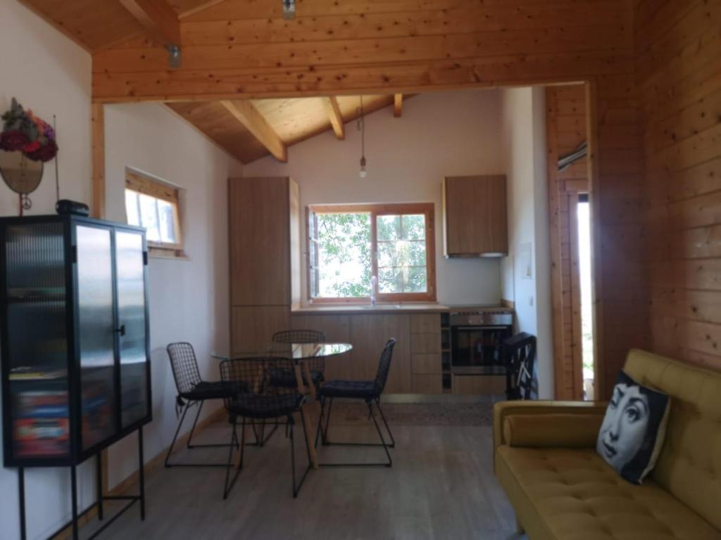 Kuchyň nebo kuchyňský kout v ubytování Cabaninha de Cabana Maior