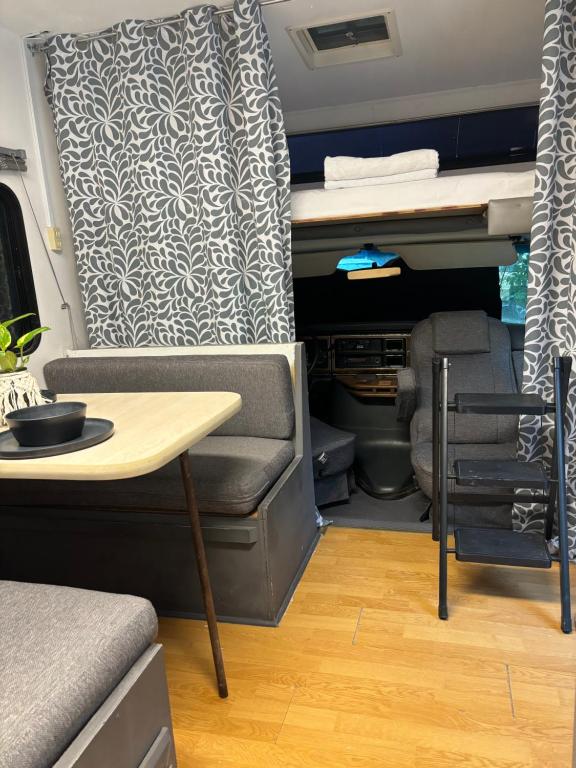 Posezení v ubytování Momotoh Camper
