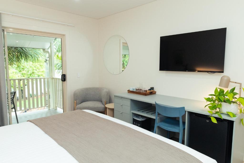 TV a/nebo společenská místnost v ubytování Lismore Gateway Motel