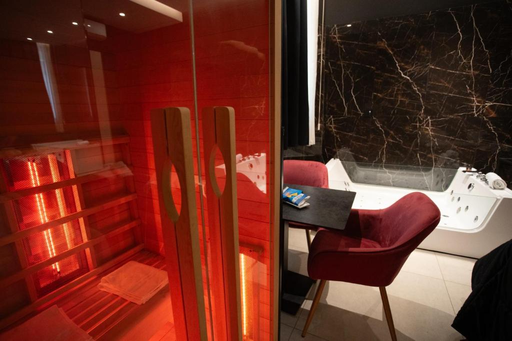 Posedenie v ubytovaní Nuar suite&spa