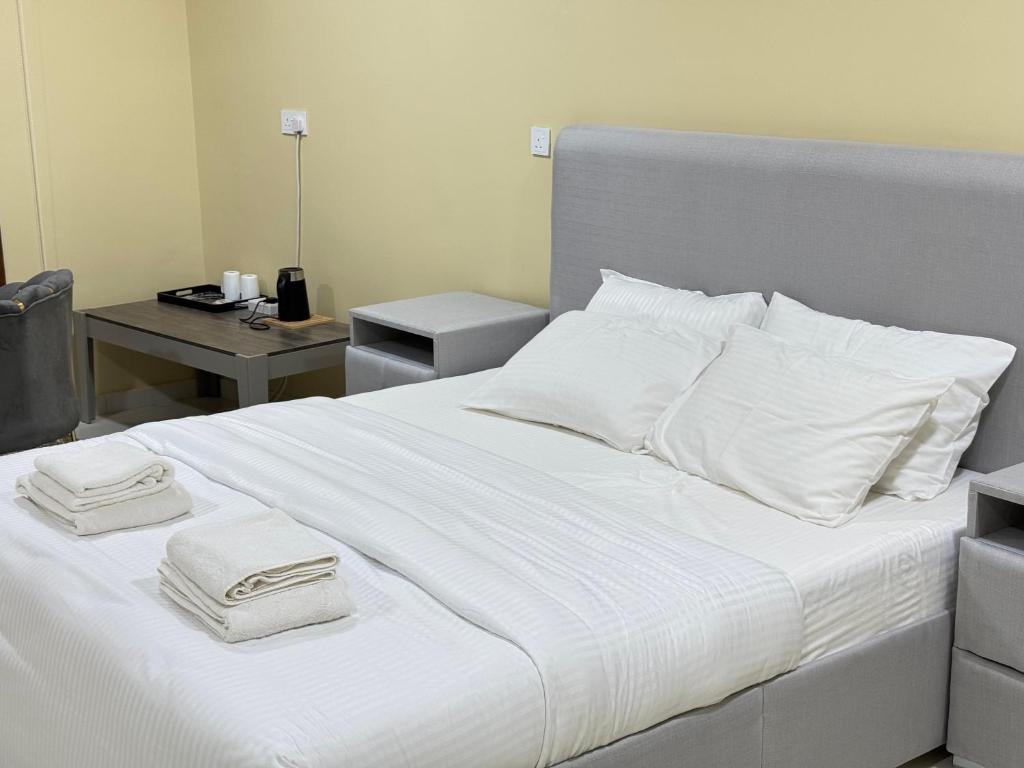 Voodi või voodid majutusasutuse View rooms غرف الإطلالة toas