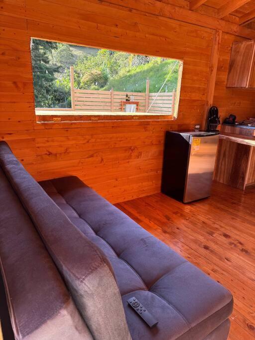 Kuchyň nebo kuchyňský kout v ubytování La Cabaña de Blue