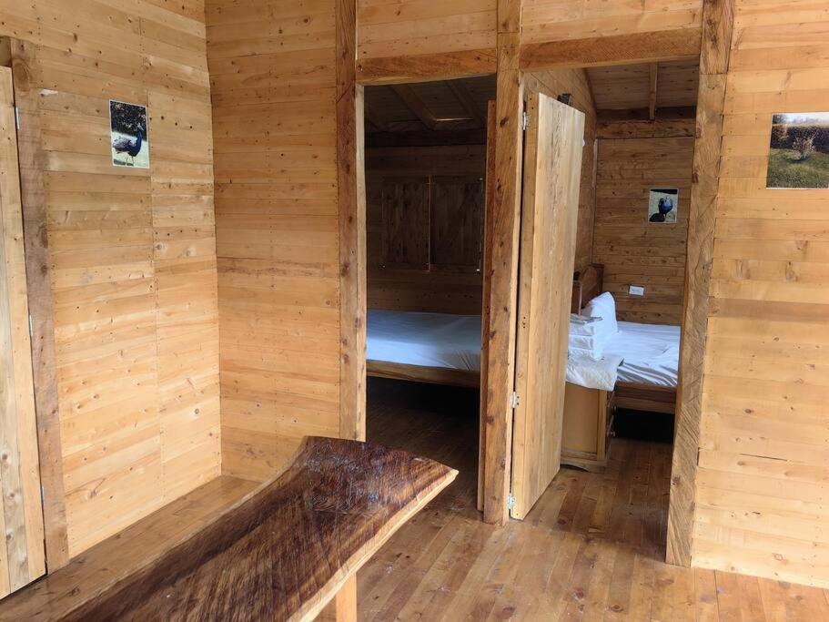 Postel nebo postele na pokoji v ubytování La Cabaña de Blue