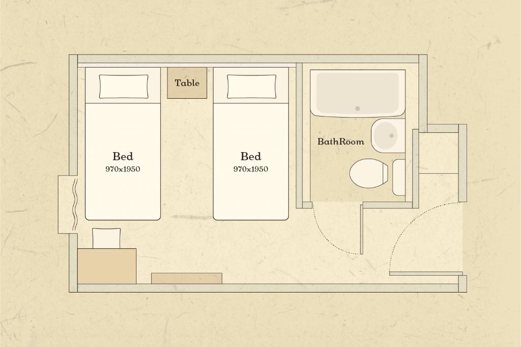 Půdorys ubytování HOTEL Enmichi