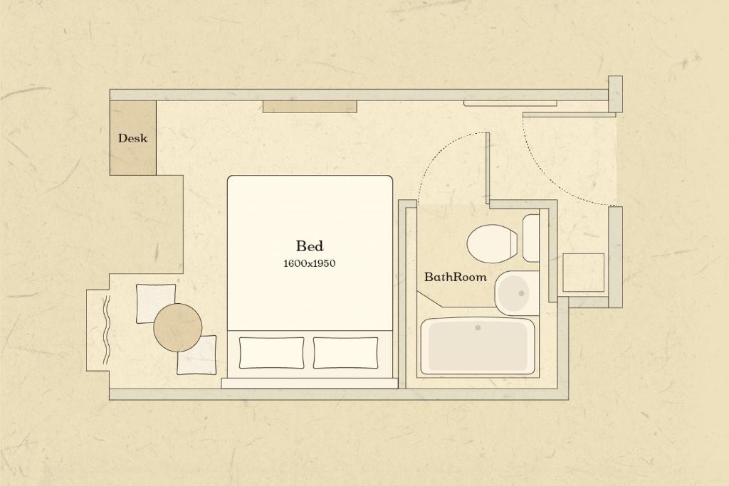 Půdorys ubytování HOTEL Enmichi