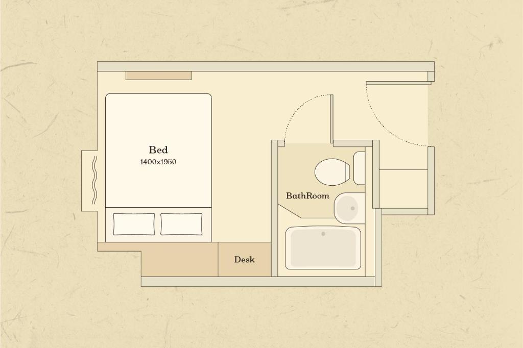 Půdorys ubytování HOTEL Enmichi