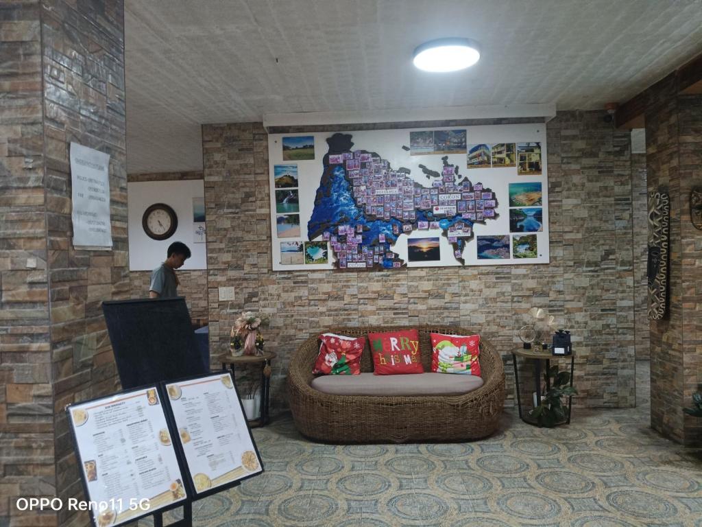 Posezení v ubytování R2R Bayview Inn