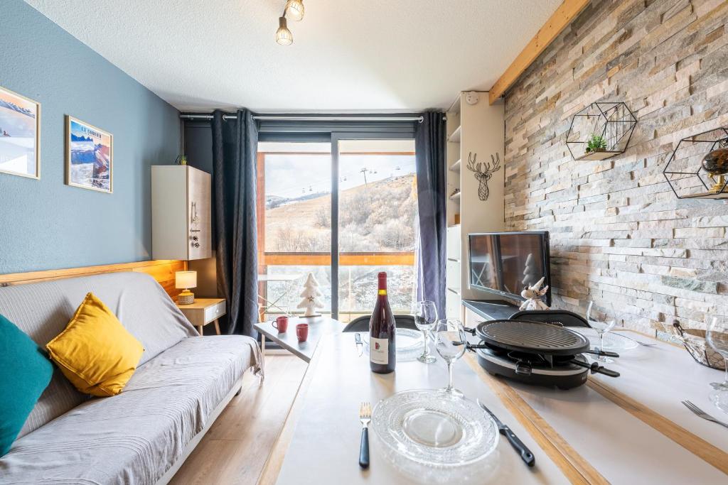 Et opholdsområde på Jazz - Studio 4p au pied des pistes