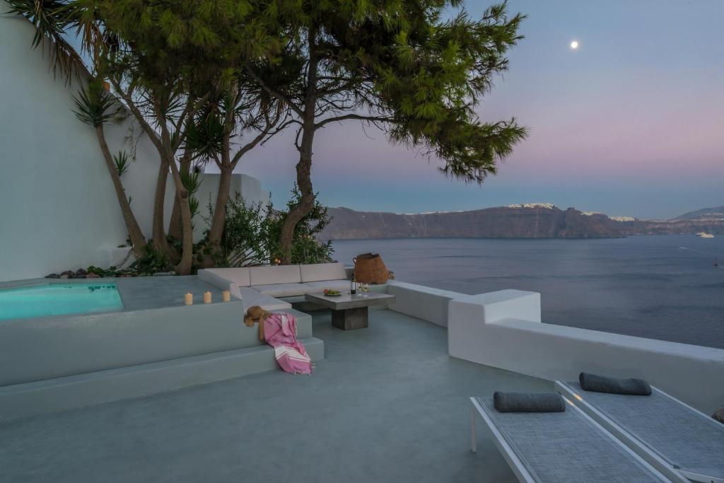Pina Caldera Residence - Villa Con Piscina Privada Y Vista De Caldera
